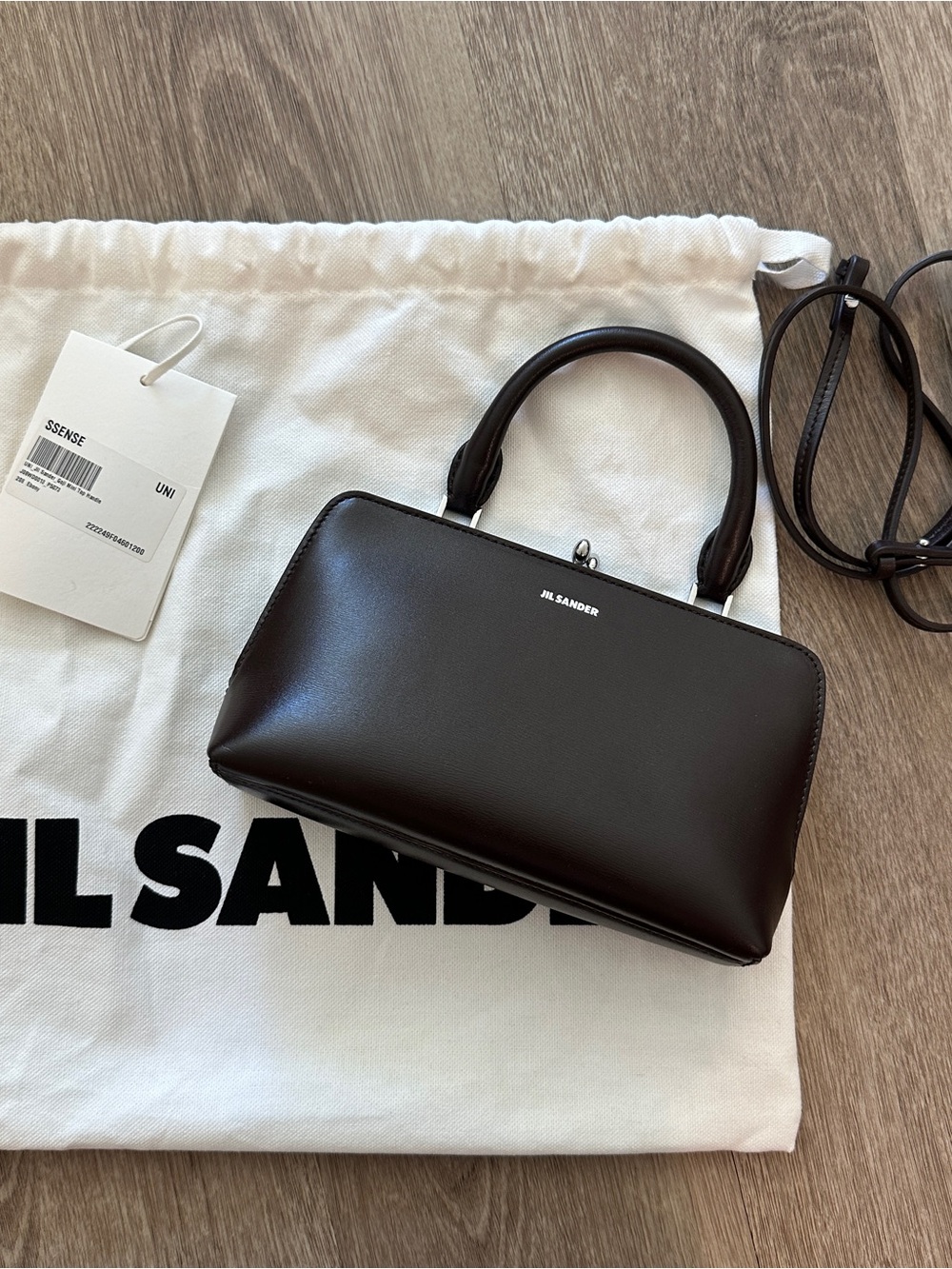 Jil Sander Mini Brown Goji Bag - Picture 3 of 7